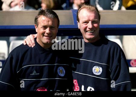 Fußball - FA Barclaycard Premiership - Leicester City gegen Manchester United Stockfoto