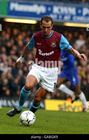 Fußball - FA Barclaycard Premiership - Chelsea V West Ham United Stockfoto