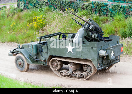 M16 Mehrere Lafette, die Hälfte beim Tankfest 2016 verfolgen Stockfoto