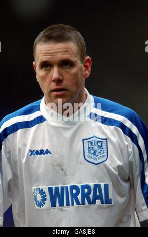 Fußball - AXA gesponserter FA Cup - Runde vier - Tranmere Rovers gegen Cardiff City. Nick Henry, Tranmere Rovers Stockfoto