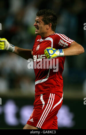 Fußball - französische Premiere Division - Marseille V AS Nancy - Stade Velodrome Stockfoto