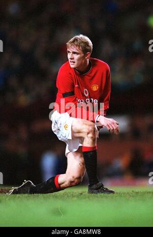 Fußball - FA Youth Cup - Fünfte Runde - Manchester United / Hartlepool United. Darren Fletcher, Manchester United Stockfoto