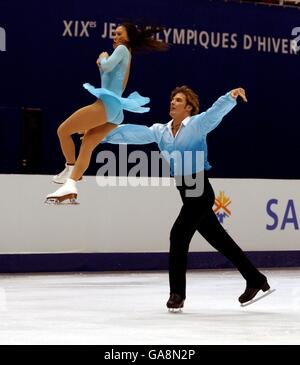 Winter Olympiade - Salt Lake City 2002 - Eiskunstlauf - Paare Kür Stockfoto