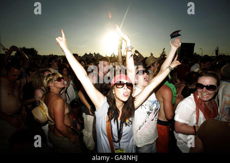 Carling-Festival 2007 lesen Stockfoto