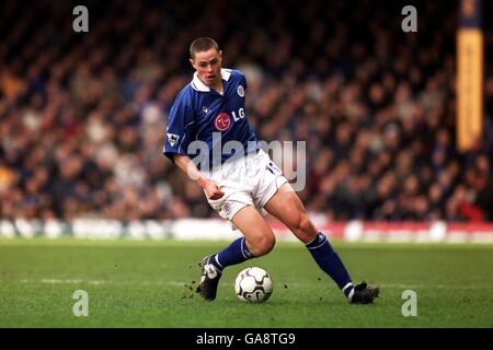 Fußball - FA Barclaycard Premiership - Leicester City / Charlton Athletic. Damien Delaney, Leicester City Stockfoto