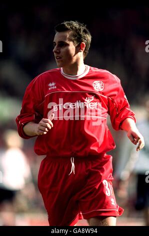 Fußball - FA Barclaycard Premiership - Middlesbrough / Liverpool. Luke Wilkshire, Middlesbrough Stockfoto