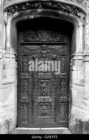 Christchurch-Tor ist der Eintrag zum alten Abtei Garten wo die Kathedrale von Canterbury gefunden wird.  Canterbury, England. Stockfoto