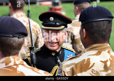 Armee Regimente Fusion Stockfoto