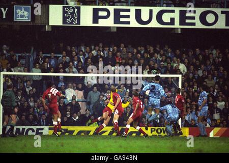 Fußball - Coventry City V Liverpool - Highfield Road Stockfoto