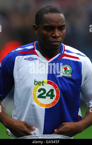 Fußball - Barclays Premier League - Blackburn Rovers gegen Manchester City - Ewood Park. Benedict McCarthy, Blackburn Rovers Stockfoto