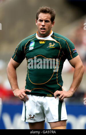 Rugby Union - IRB Rugby-Weltmeisterschaft 2007 - Pool A - Südafrika / Samoa - Parc des Princes. Butch James, Südafrika Stockfoto