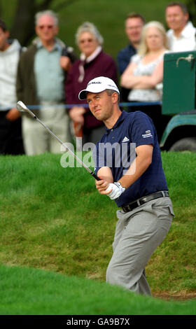 Englands Mark Foster während der Quinn Direct British Masters am Belfry, Wilshaw, Sutton Coldfield. Stockfoto