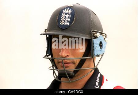 Cricket - erster Cornhill Versicherungstest - England gegen Westindien - Netze. Nasser Hussain, England Stockfoto