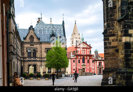 St.-Georgs Basilika Prag Stockfoto