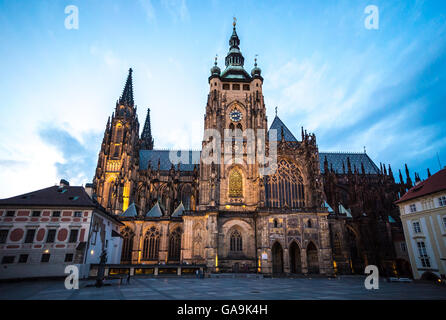 Kathedrale von Prag Stockfoto
