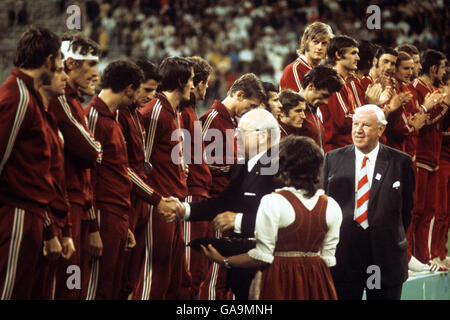 Fußball - Olympiade 1972 München - Finale Fußball - Polen V Ungarn Stockfoto