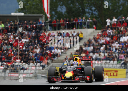 Motorsport: FIA Formel 1 Weltmeisterschaft 2016, Grand Prix von Österreich, #33 Max Verstappen (NLD, Red Bull Racing) Stockfoto
