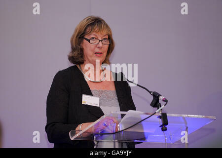 London, UK. 4. August 2016. Heather Mccann ist der Gründer der nationalen Katze Awards 2016 im Savoy Hotel, London, UK. Bildnachweis: Siehe Li/Alamy Live News Stockfoto