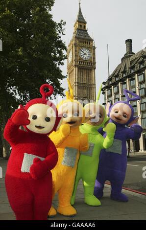 Teletubbies sind 10 Jahre alt Stockfoto