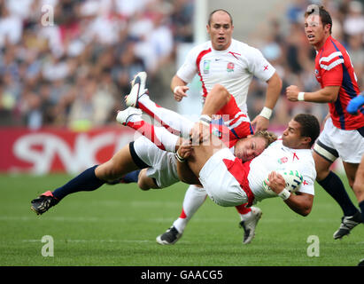 Rugby-Union - IRB Rugby World Cup 2007 - Pool A - England V USA - Stade Felix Bollaert Stockfoto