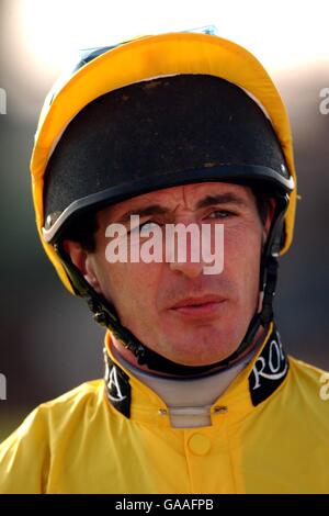 Pferderennen - Martell Grand National - Aintree. Norman Williamson, Jockey Stockfoto