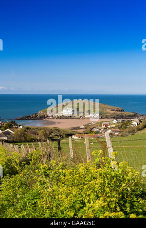 Art-deco-Stil Hotel auf Burgh Island, South Devon, England, UK Stockfoto