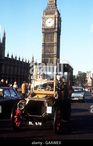 Rallye - VCC von London nach Brighton Oldtimer-Rallye Stockfoto