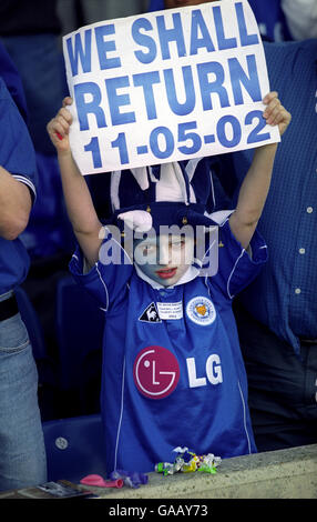 Fußball - FA Barclaycard Premiership - Leicester City gegen Tottenham Hotspur Stockfoto