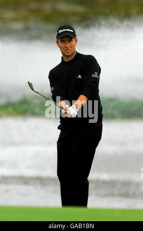 Englands Mark Foster während der Quinn Direct British Masters am Belfry, Wilshaw, Sutton Coldfield. Stockfoto