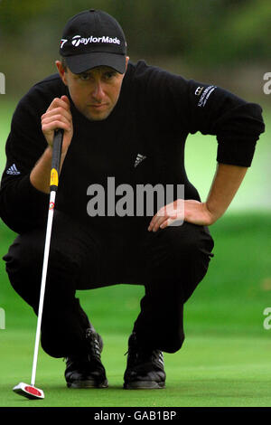 Englands Mark Foster während der Quinn Direct British Masters am Belfry, Wilshaw, Sutton Coldfield. Stockfoto