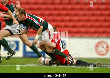 Rugby-Union - Zürich-- Viertel Finale - Leicester Tigers V Bristol Shogune Stockfoto