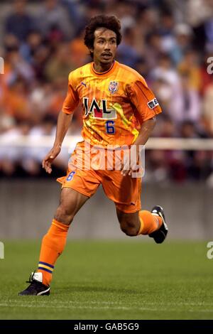 Internationaler Fußball - freundlich - Russland / Shimizu S-Pulse. Kalsumi Oenoki, Shimizu S-Pulse Stockfoto