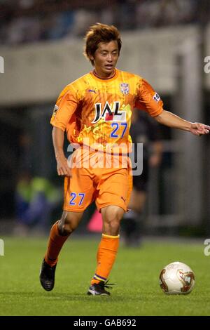 Internationaler Fußball - freundlich - Russland / Shimizu S-Pulse. Jun Muramatsu, Shimizu S-Pulse Stockfoto