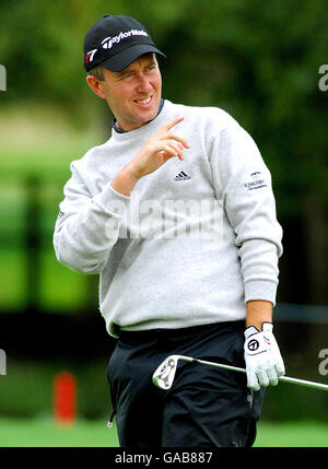 Englands Mark Foster während der Quinn Direct British Masters am Belfry, Wilshaw, Sutton Coldfield. Stockfoto