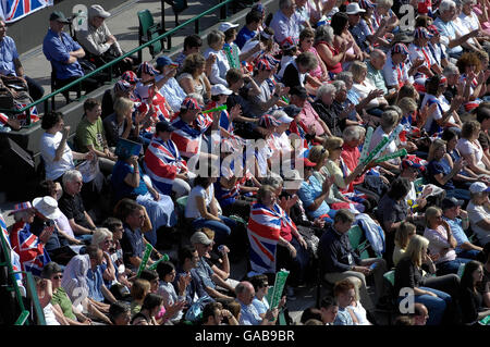 Tennis - Davis Cup - Welt Gruppe-Play-off - Tag 2 - Großbritannien V Kroatien - All England Club Stockfoto