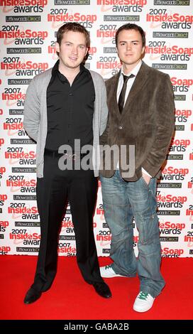 Inside Soap Awards 2007 - London. Darren Jeffries bei den Inside Soap Awards 2007, Gilgamesh, The Stables, Chalk Farm Road, Camden, London, NW1. Stockfoto