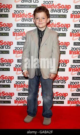 Inside Soap Awards 2007 - London. Ellis Hollins bei den Inside Soap Awards 2007, Gilgamesh, The Stables, Chalk Farm Road, Camden, London, NW1. Stockfoto