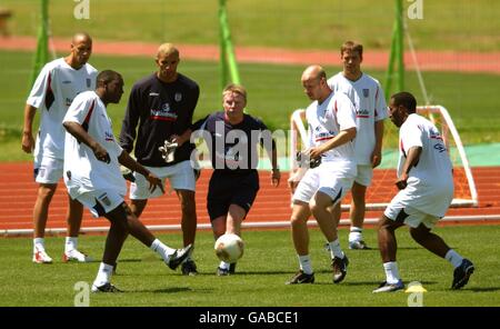 England-Training für die WM in Südkorea Stockfoto