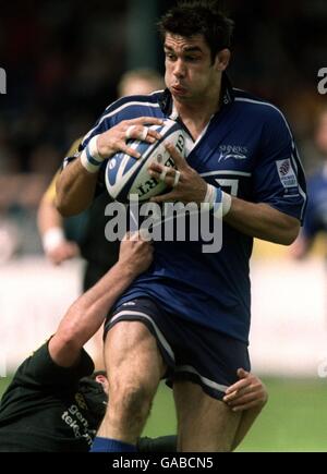 Rugby Union - Zürcher Meisterschaft - Viertelfinale - Verkauf Sharks gegen London Wesps. Sale Sharks' Alex Sanderson in Aktion Stockfoto