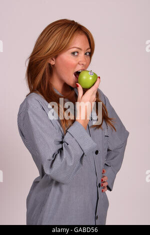 Natasha Hamilton Pop Cap Photocall - London Stockfoto