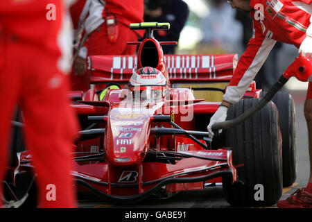 Formel 1 Motor Racing - British Grand Prix - Qualifikation - Silverstone Stockfoto