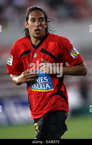 Fußball - Spanische Primera League - Mallorca gegen Valladolid - Estadio Son Moix. Jonas Gutierrez, Mallorca Stockfoto