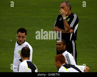 Fußball - UEFA Champions League - Gruppe B - Valencia V Chelsea - Training - Mestalla-Stadion Stockfoto