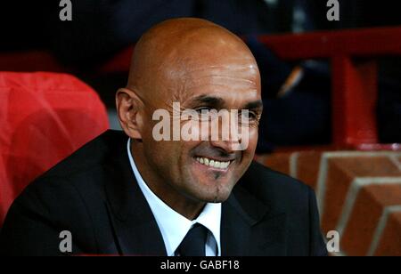 Fußball - UEFA Champions League - Gruppe F - Manchester United / Roma - Old Trafford. Luciano Spalletti, Trainer Roma Stockfoto