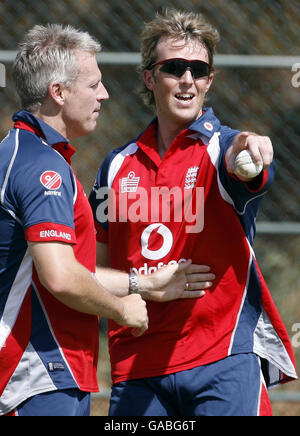 Cricket - England Net Session - Rangiri Dambulla internationalen Cricket-Stadion Stockfoto