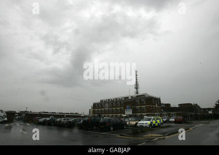 Ergebnisse der Police Performance League-Tabelle. Allgemeine Ansicht des Polizeihauptquartiers von Thames Valley. Stockfoto