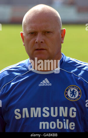 Fußball - Chelsea Old Boys gegen West Ham United Team of '86 - The Hub. Graham Wilkins, Chelsea Stockfoto