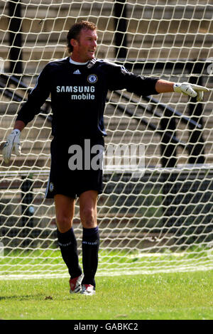 Fußball - Chelsea Old Boys V West Ham United Team von 86 - wir alle sind sterblich Stockfoto