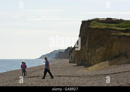 Weybourne Küste von North Norfolk Stockfoto