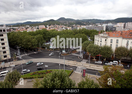 Rugby Union - IRB Rugby-Weltmeisterschaft 2007 - Pool C - Italien gegen Portugal - Parc des Princes. Blick auf Paris vom Stadion Parc des Princes Stockfoto